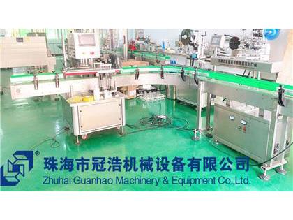 旋蓋機(jī)，鋁箔封口機(jī)，貼標(biāo)機(jī)，噴碼機(jī)，整套生產(chǎn)線已完成生產(chǎn)送貨至客戶公司